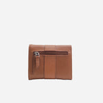 Billetera kaira de cuero para mujer - Miel