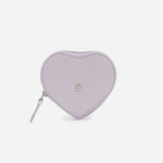 Monedero love de cuero para mujer - Rosado
