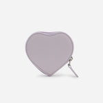 Monedero love de cuero para mujer - Rosado