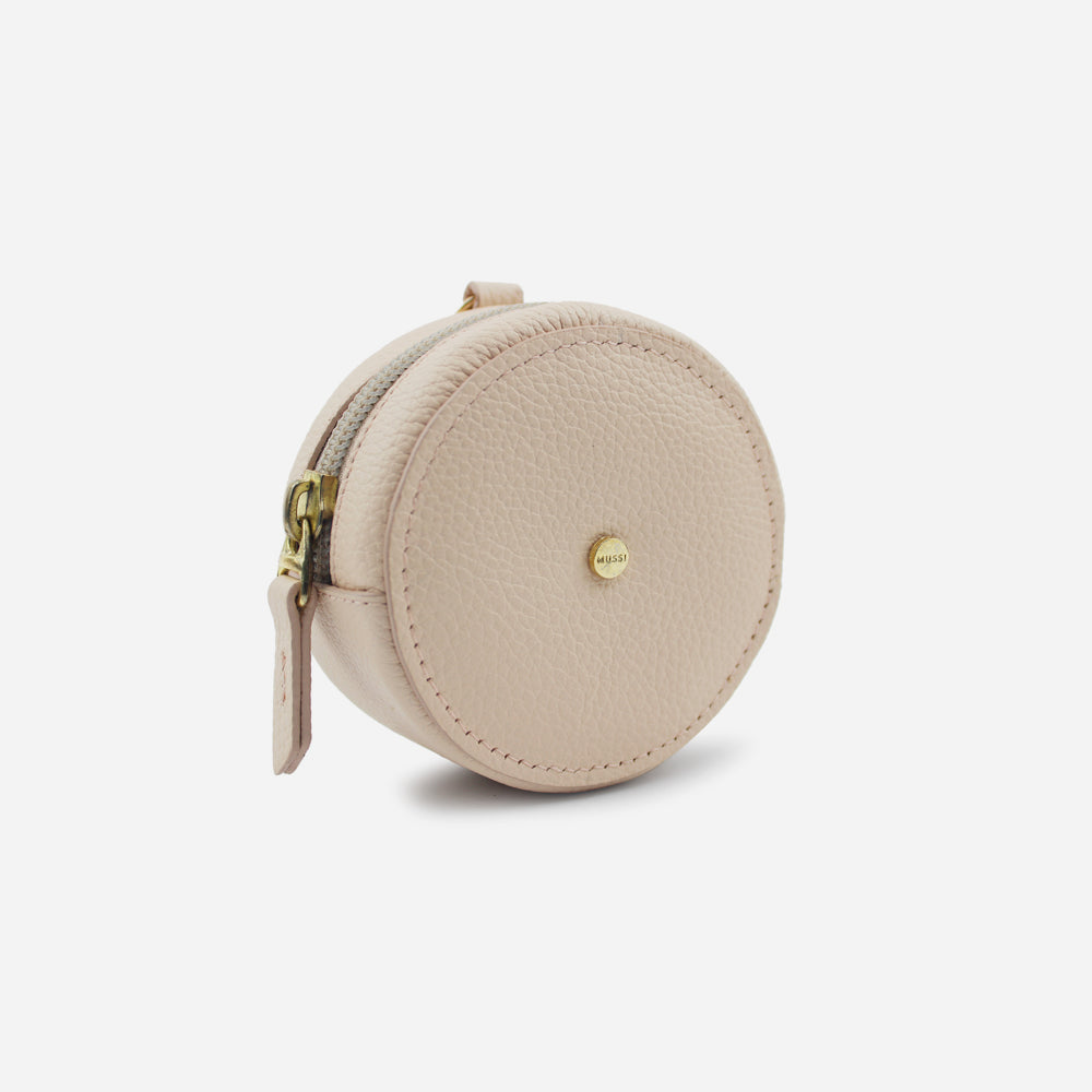 Monedero selene de cuero para mujer - Nude