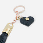 Llavero coralia de cuero para mujer - Azul