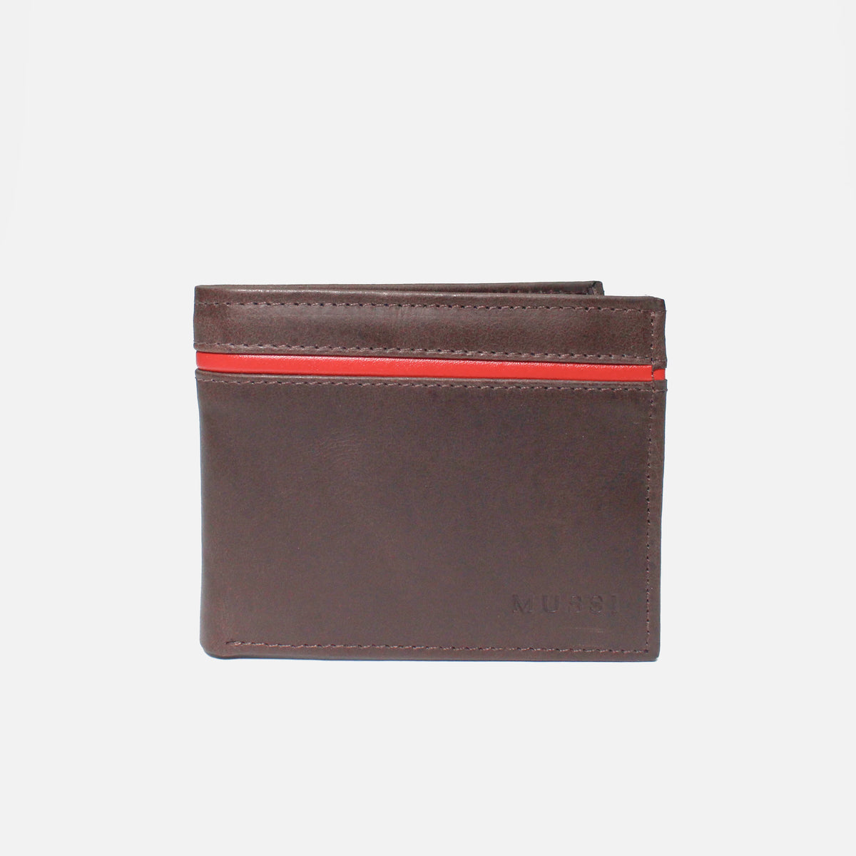 Billetera mattias de cuero para hombre - Café