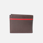 Billetera mattias de cuero para hombre - Café