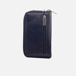 Portacelular corine de cuero para mujer - Negro