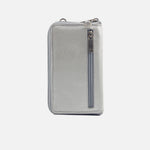 Portacelular corine de cuero para mujer - Plata