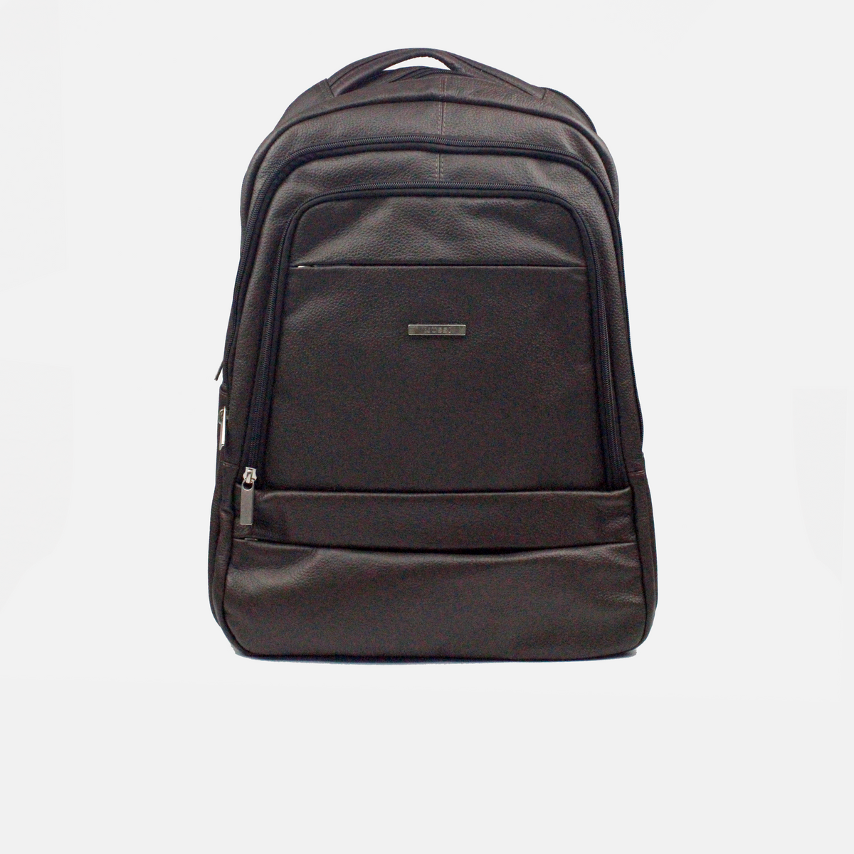 Morral matteo de cuero para hombre - Café