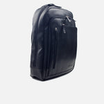Morral tadeo de cuero para hombre - Negro