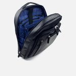 Morral tadeo de cuero para hombre - Negro