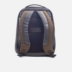 Morral tadeo de cuero para hombre - Café