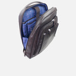 Morral tadeo de cuero para hombre - Café