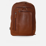 Morral tadeo de cuero para hombre - Miel