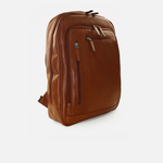 Morral tadeo de cuero para hombre - Miel