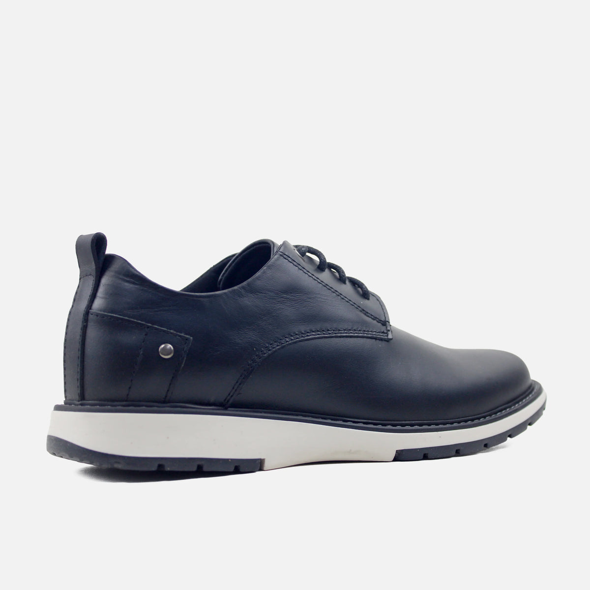 Tenis matias de cuero para hombre - Negro