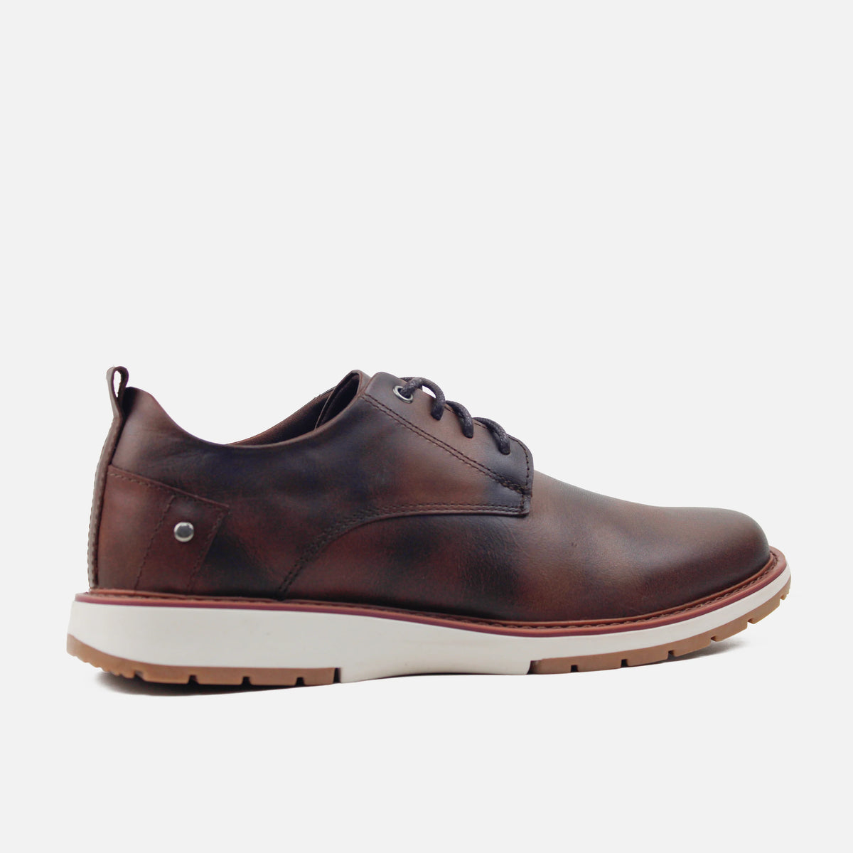 Tenis matias de cuero para hombre - Miel