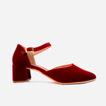 Tacones ines de sintético para mujer - Vino