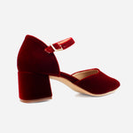 Tacones ines de sintético para mujer - Vino