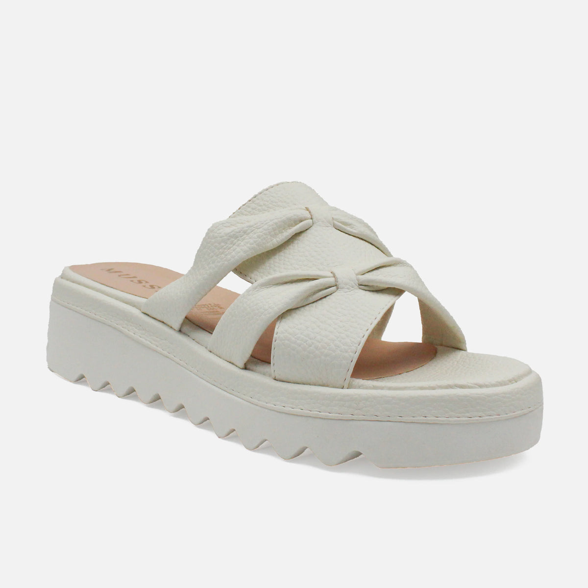 Sandalia chunky nicola de sintético para mujer - Hueso
