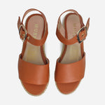 Sandalia flatform letizia de sintético para mujer - Almendra