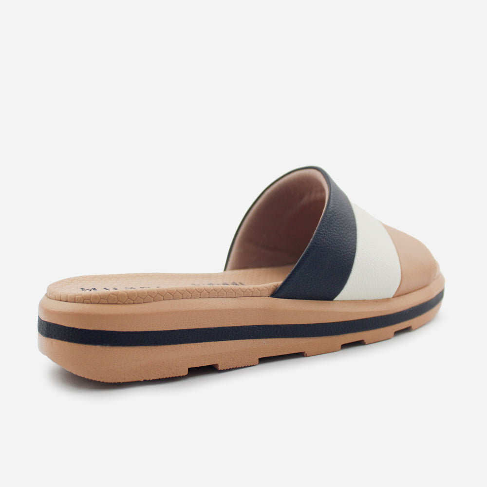 Sandalia flatform juliet de cuero para mujer - Negro