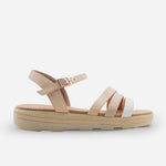 Sandalia flatform eva de sintético para mujer - Nude