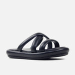 Sandalia flatform niebla de sintético para mujer - Negro