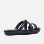 Sandalia flatform niebla de sintético para mujer - Negro