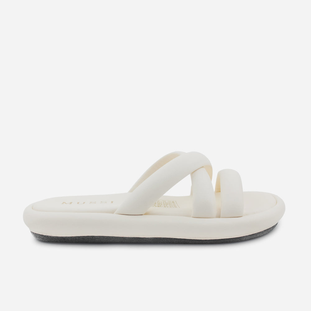 Sandalia flatform niebla de sintético para mujer - Hueso