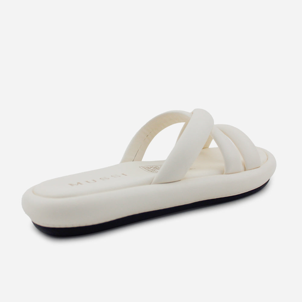 Sandalia flatform niebla de sintético para mujer - Hueso