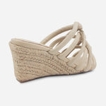 Sandalia plataforma dahlia de sintético para mujer - Beige