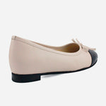 Baleta plana tatiana de cuero para mujer - Rosado