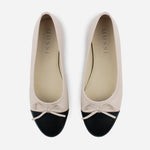 Baleta plana tatiana de cuero para mujer - Rosado