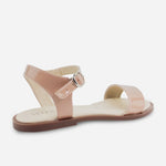 Sandalia plana laeticia de sintético para mujer - Nude