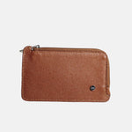 Tarjetero raffaella de cuero para mujer - Miel