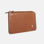 Tarjetero raffaella de cuero para mujer - Miel