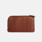 Tarjetero raffaella de cuero para mujer - Miel