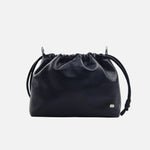 Cartera fiorella de cuero para mujer - Negro