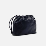 Cartera fiorella de cuero para mujer - Negro