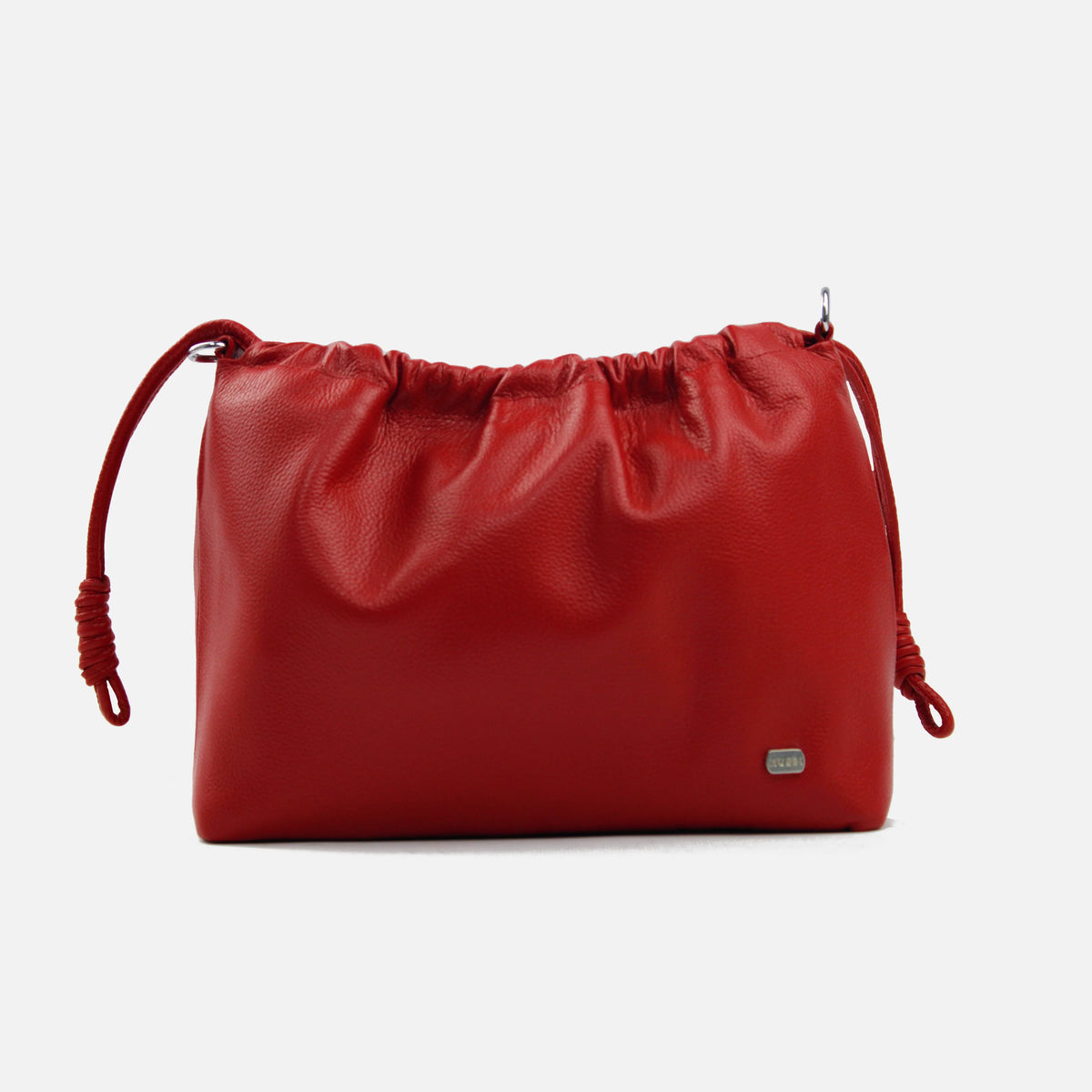 Cartera fiorella de cuero para mujer - Rojo