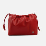 Cartera fiorella de cuero para mujer - Rojo