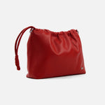 Cartera fiorella de cuero para mujer - Rojo