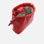 Cartera fiorella de cuero para mujer - Rojo