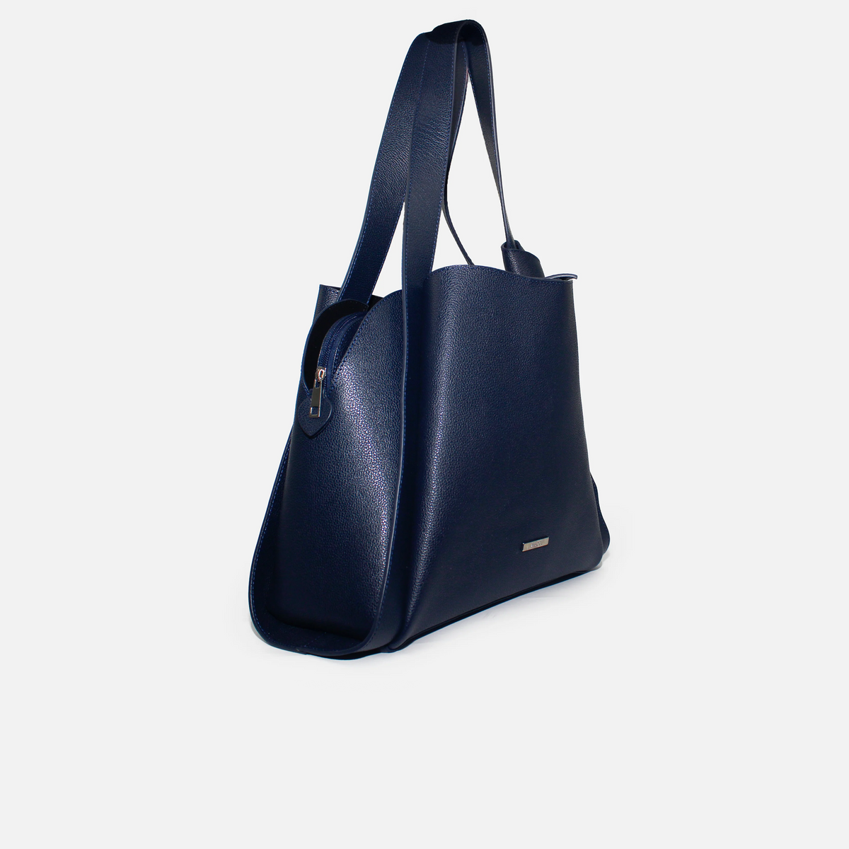 Cartera paulette de cuero para mujer - Azul
