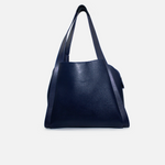 Cartera paulette de cuero para mujer - Azul