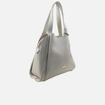 Cartera paulette de cuero para mujer - Hueso