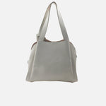 Cartera paulette de cuero para mujer - Hueso