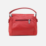 Bolso manos libres mariana de cuero para mujer - Rojo