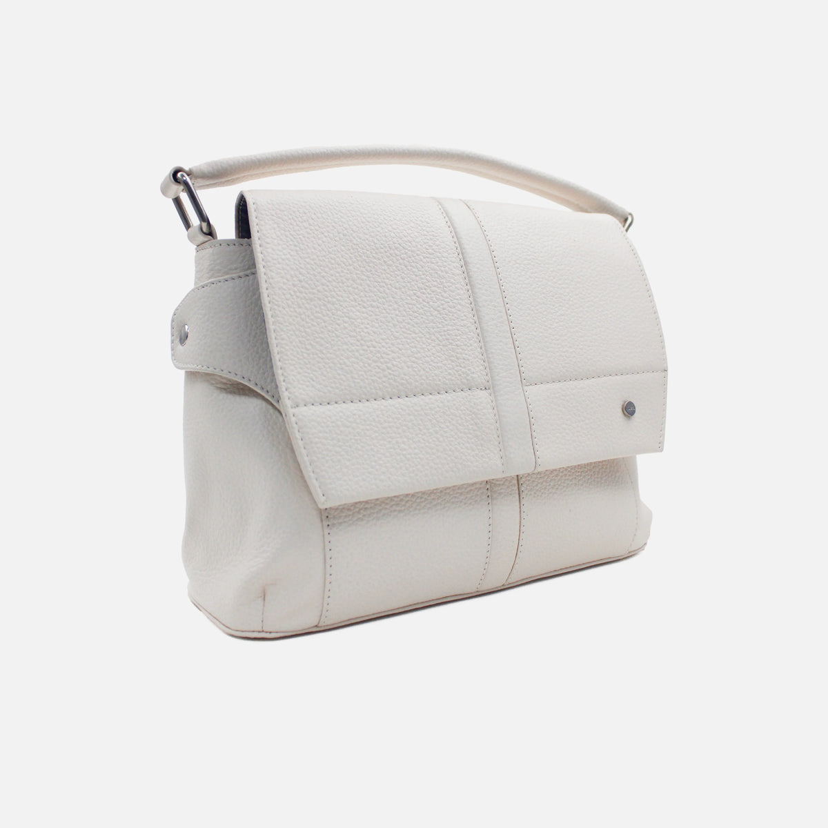 Bolso manos libres mariana de cuero para mujer - Hueso
