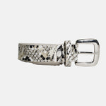 Correa martina de cuero para mujer - Cafe