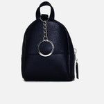 Llavero marena de cuero para mujer - Negro