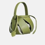 Bolso manos libres rosaura de cuero para mujer - Verde